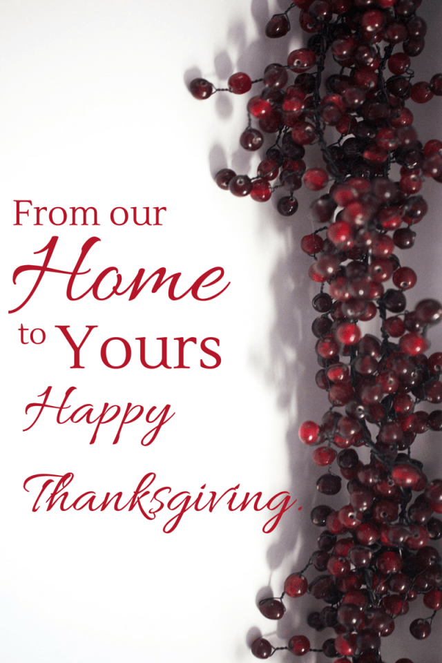 Berries and a thanksgiving wish